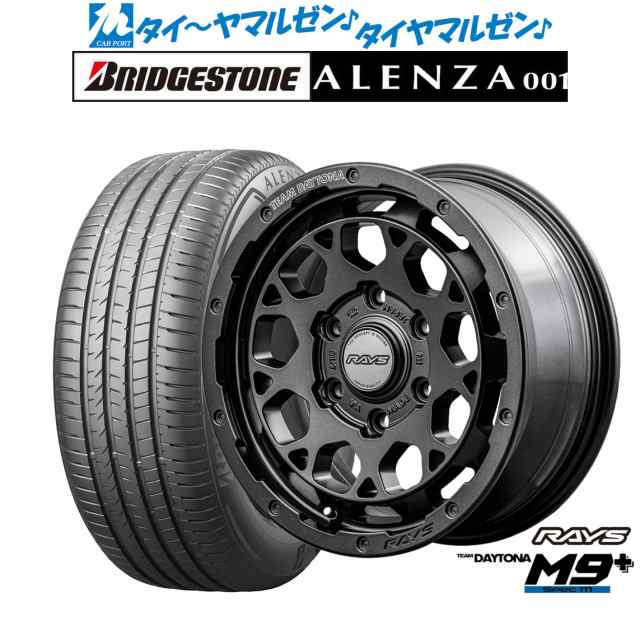 レイズ チームデイトナ M9+ SPEC-M 16インチ 6.5J ブリヂストン ALENZA アレンザ 001 215/65R16 サマータイヤ ホイール4本セットの通販は 109,750円