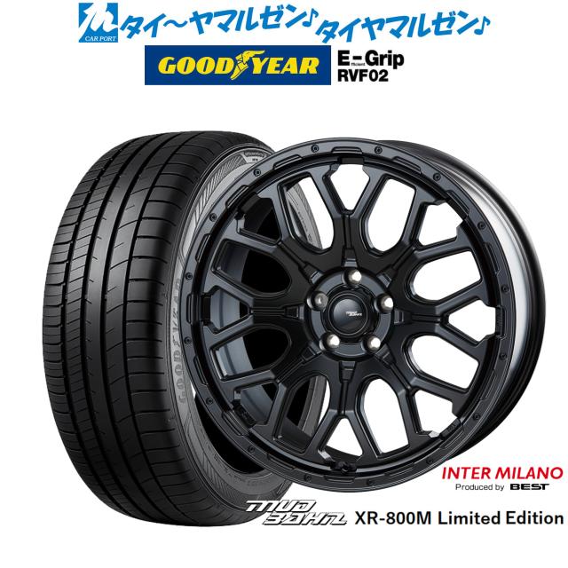 インターミラノ マッドバーン XR-800M リミテッドエディション 20インチ 8.5J グッドイヤー エフィシエント グリップ RVF02 245/35R20 サマータイヤ ホイール4本セットの通販は