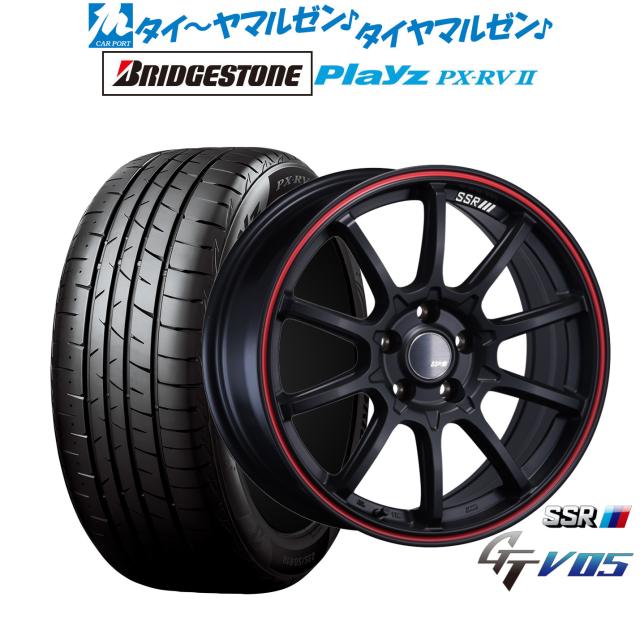 タナベ SSR GT V05 18インチ 7.5J ブリヂストン PLAYZ プレイズ PX-RVII 215/45R18 サマータイヤ ホイール4本セット
