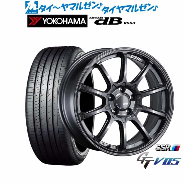 タナベ SSR GT V05 18インチ 7.5J ヨコハマ ADVAN アドバン dB(V553) 215/45R18 サマータイヤ ホイール4本セットの通販は