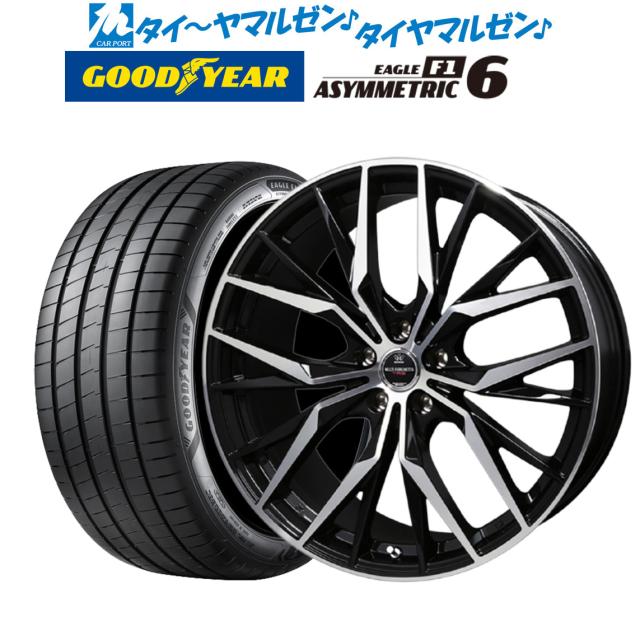 BADX ロクサーニ マルチフォルケッタ TR5 18インチ 7.5J グッドイヤー イーグル F1 アシメトリック6 225/40R18 サマータイヤ ホイール4本の通販は