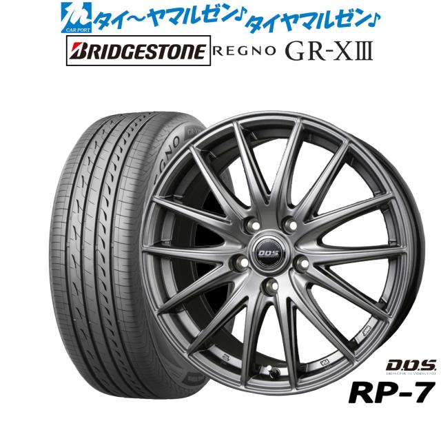 BADX D,O,S(DOS) RP-7 16インチ 6.5J ブリヂストン REGNO レグノ GR-XIII(GR-X3) 205/60R16 サマータイヤ ホイール4本セット