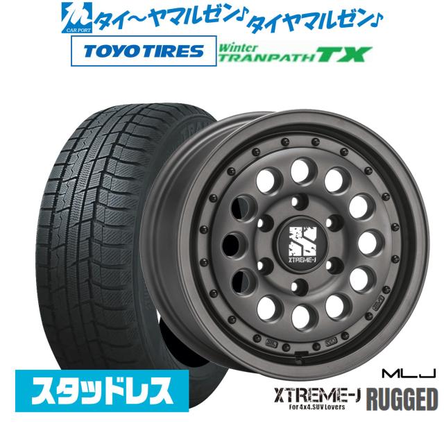 MLJ エクストリーム ラギッド 16インチ 6.5J トーヨータイヤ ウィンタートランパス TX 215/65R16 スタッドレスタイヤ ホイール4本セット