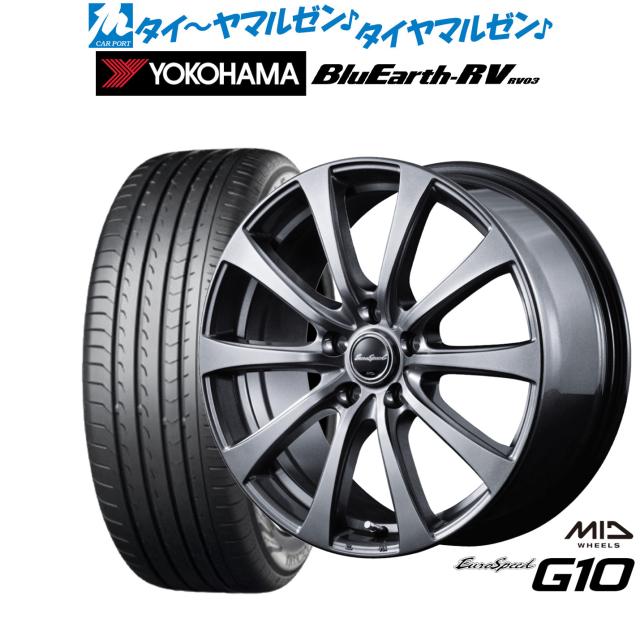 MID ユーロスピード G-10 16インチ 6.5J ヨコハマ BluEarth MID ユーロスピード G-10 16インチ 6.5J ヨコハマ BluEarth