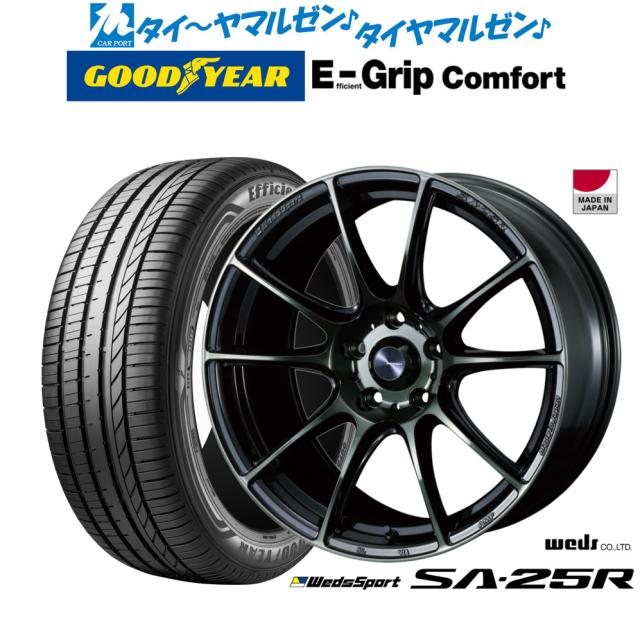 ウェッズ ウェッズスポーツ SA-25R アルミホイール 1本 ワゴンR MH34S/MH44S 16インチ ウォースブラッククリアー 0073689 WEDS WedsSport