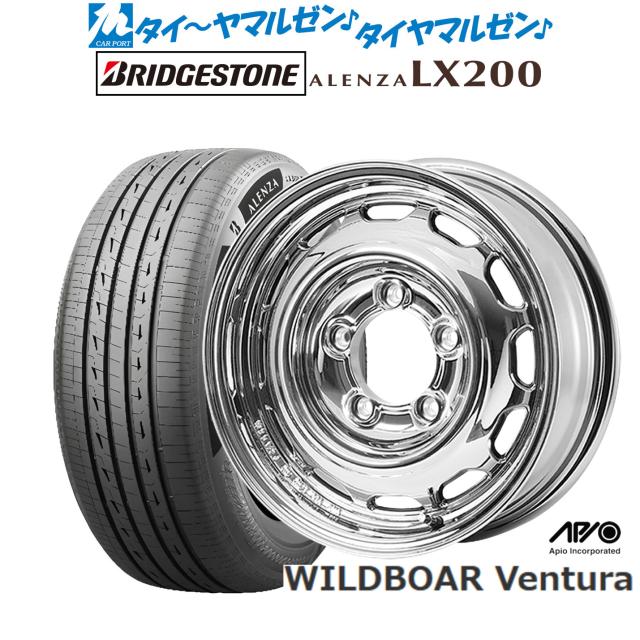 アピオ WILDBOAR ワイルドボア ベンチュラ 16インチ 5.5J ブリヂストン ALENZA アレンザ LX200 215/70R16 サマータイヤ ホイール4本セット