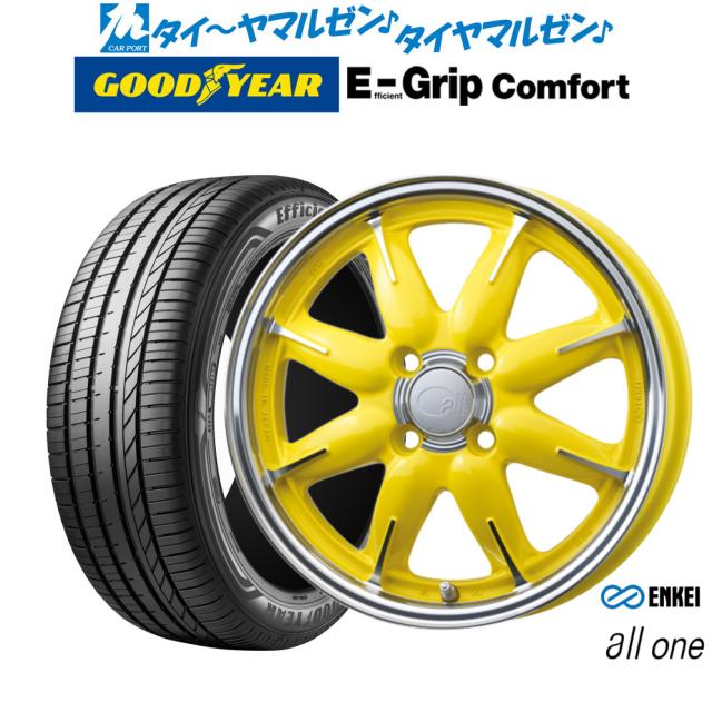 サマータイヤ ホイール4本セット 165/60R14インチ 4H100 ENKEI