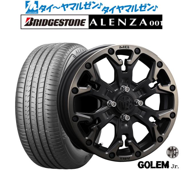 クリムソン MG ゴーレム Jr. 16インチ 6.0J ブリヂストン ALENZA アレンザ 001 215/65R16 サマータイヤ ホイール4本セット