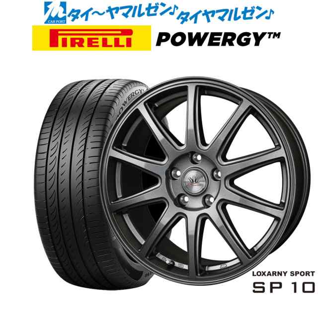 BADX ロクサーニスポーツ SP10 15インチ 6.0J ピレリ POWERGY (パワジー) 185/60R15 サマータイヤ ホイール4本セットの通販はau  PAY マーケット - カーポートマルゼン | au PAY マーケット－通販サイト