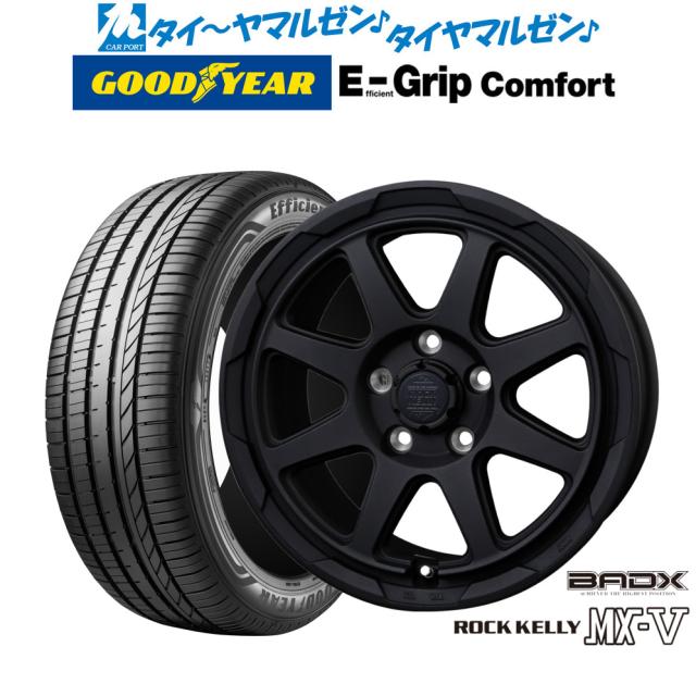 タイヤ・ホイール keiske サマータイヤ ホイール4本セット BADX ロックケリー ROCK KELLY MX-W