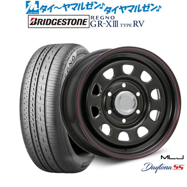 MLJ デイトナ SS 16インチ 7.0J ブリヂストン REGNO レグノ GR-XIII(GR-X3) TYPE RV 215/65R16 サマータイヤ ホイール4本セット