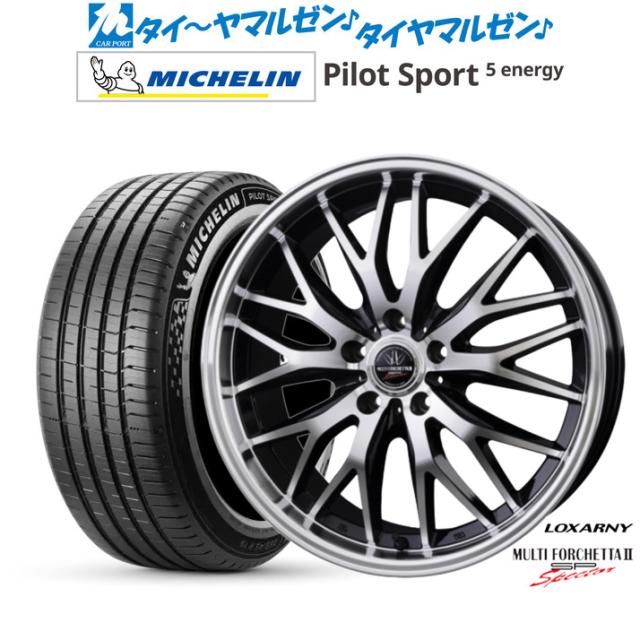 BADX ロクサーニ マルチフォルケッタ２ SP-SPECTOR 20インチ 8.5J ミシュラン パイロット スポーツ 5 energy 265/45R20 サマータイヤ ホイール4本セット