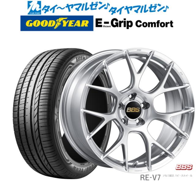 BBS JAPAN RE-V7 19インチ 8.5J グッドイヤー エフィシエント グリップ コンフォート 245/40R19 サマータイヤ ホイール4本セット
