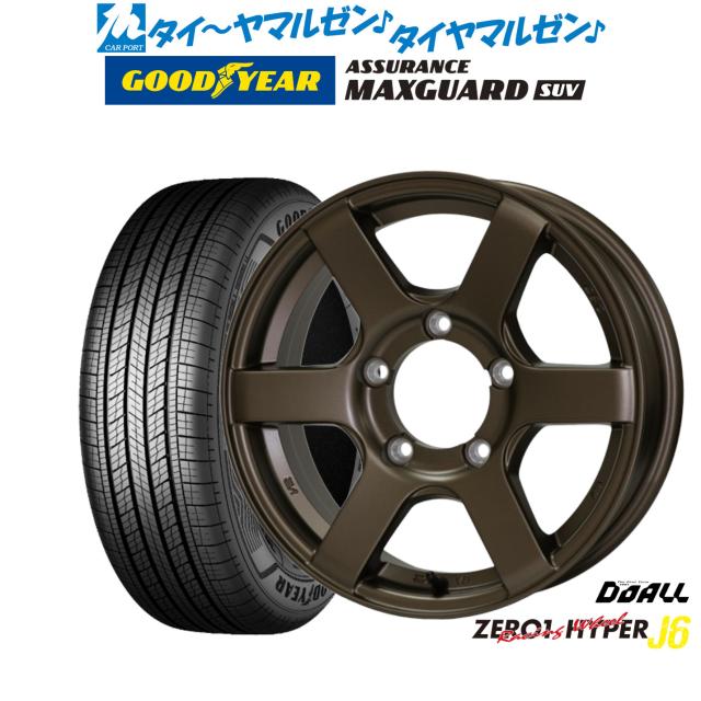 ドゥオール CST ZERO-1 ハイパーJ6 16インチ 5.5J グッドイヤー ASSURANCE アシュアランス MAXGUARD SUV 225/70R16 サマータイヤ ホイール4本セット