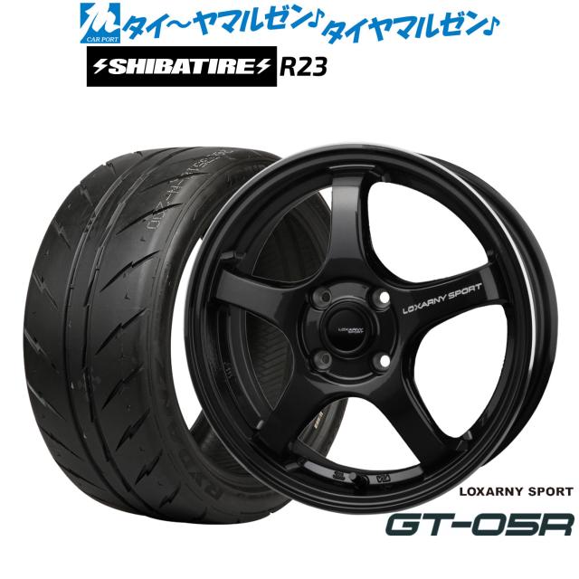 BADX ロクサーニスポーツ GT-05R 16インチ 6.0J SHIBATIRE シバタイヤ