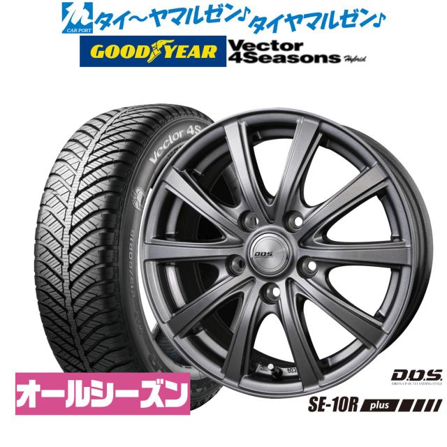 送料無料 オールシーズンタイヤホイール 4本セット 215/60R16 95H グッドイヤー ベクターフォーシーズンズ ハイブリッド クリムソン ディーン クロスカントリー オールシーズン 215 60 16の通販