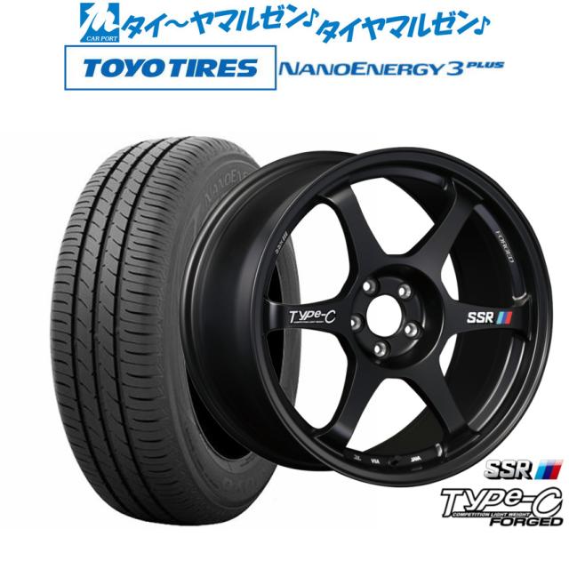タナベ SSR Type-C FORGED 18インチ 8.0J トーヨータイヤ NANOENERGY ナノエナジー 3プラス  225/45R18 サマータイヤ ホイール4本セット