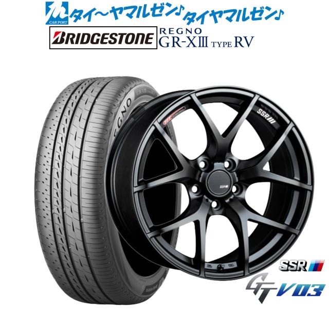 タナベ SSR GT V03 17インチ 7.0J ブリヂストン REGNO レグノ GR-XIII(GR-X3) TYPE RV 215/50R17 サマータイヤ ホイール4本セット