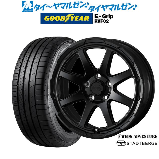 ウェッズ アドベンチャー スタットベルク 17インチ 7.0J グッドイヤー エフィシエント グリップ RVF02 215/50R17 サマータイヤ ホイール4本セット