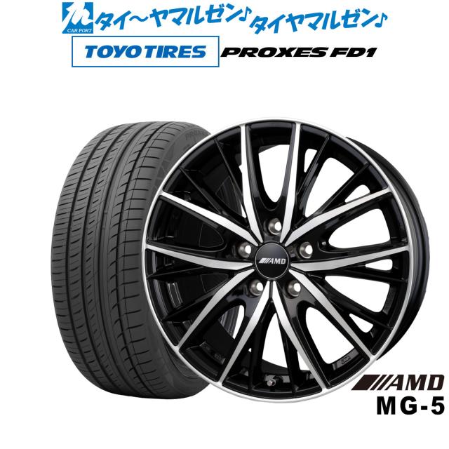 BADX AMD MG-5 19インチ 8.0J トーヨータイヤ プロクセス PROXES FD1 