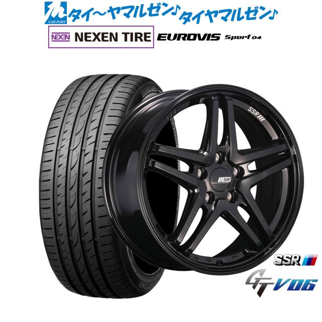 タナベ SSR GT V06 17インチ 7.0J NEXEN ネクセン ロードストーン ユーロビズ Sport 04 215/50R17 サマータイヤ ホイール4本セット
