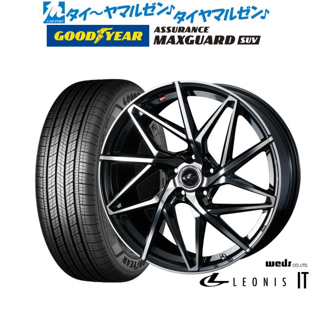 ウェッズ レオニス IT 18インチ 7.0J グッドイヤー ASSURANCE アシュアランス MAXGUARD SUV 225/50R18 サマータイヤ ホイール4本セット 99,000円