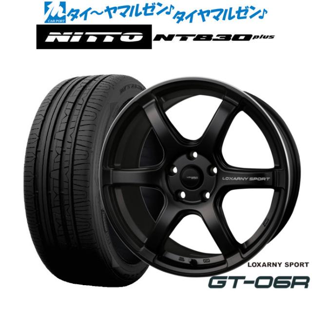 BADX ロクサーニスポーツ GT-06R 17インチ 7.5J NITTO NT830 plus 215
