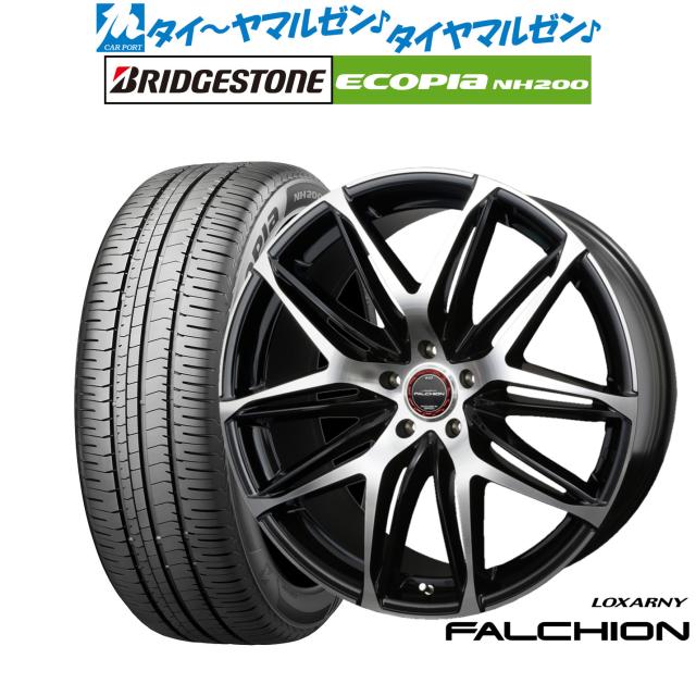 BADX ロクサーニ ファルシオン 18インチ 7.5J ブリヂストン ECOPIA エコピア NH200 215/45R18 サマータイヤ ホイール4本セットの通販は
