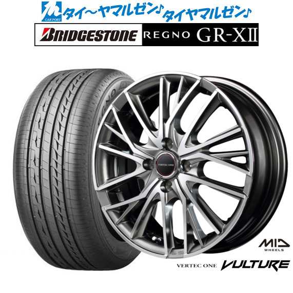 MID ヴァーテック ワン ヴァルチャー 15インチ 5.5J ブリヂストン REGNO レグノ GR-XII 175/65R15 サマータイヤ ホイール4本セット