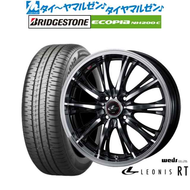 ウェッズ レオニス RT 14インチ 4.5J ブリヂストン ECOPIA エコピア NH200C 155/65R14 サマータイヤ ホイール4本セット