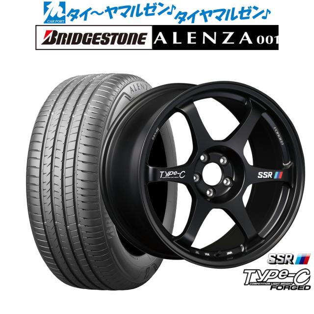 タナベ SSR Type-C FORGED 17インチ 7.5J ブリヂストン ALENZA アレンザ 001 215/60R17 サマータイヤ ホイール4本セット