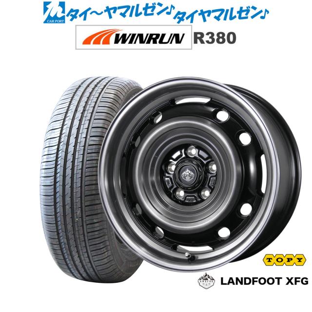 トピー ランドフット XFG 16インチ 7.0J WINRUN ウインラン R380 215/60R16 サマータイヤ ホイール4本セット