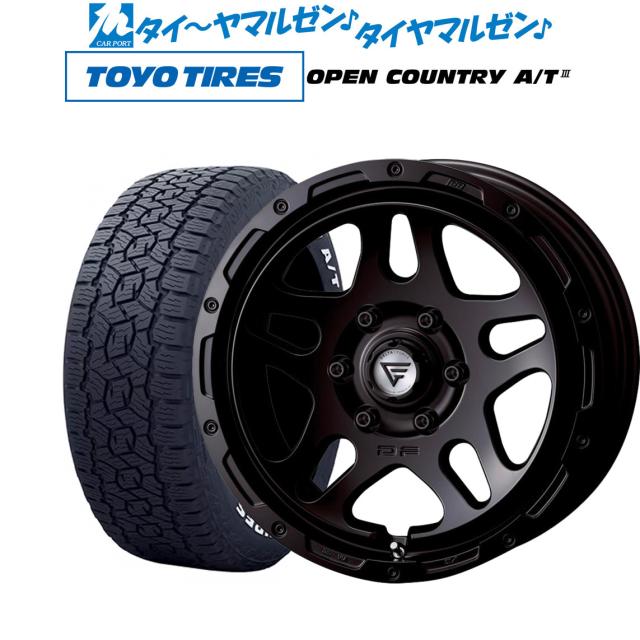FORCE デルタフォース OVERLANDER(オーバーランダー) 18インチ 8.0J トーヨータイヤ OPEN COUNTRY オープンカントリー AT3(ホワイトレター) 265/70R18 オフロードタイヤ ホイール4本セット 214,950円