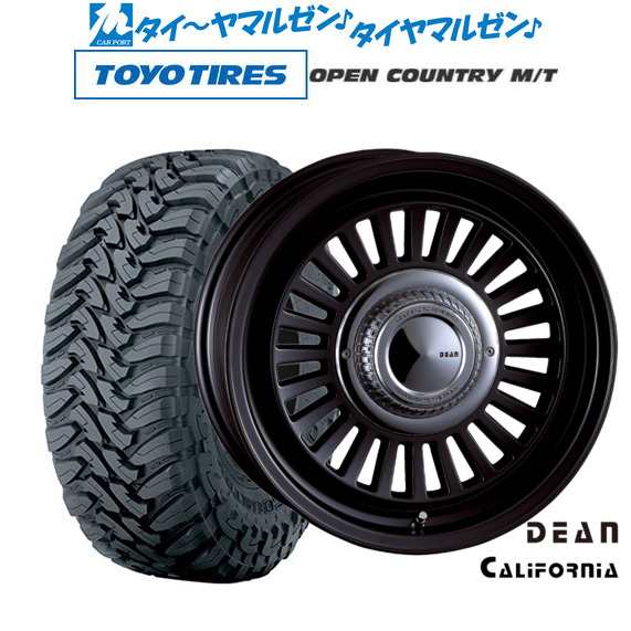 クリムソン ディーン カリフォルニア 17インチ 7.5J トーヨータイヤ オープンカントリー M/T  265/70R17 サマータイヤ ホイール4本セットの通販は