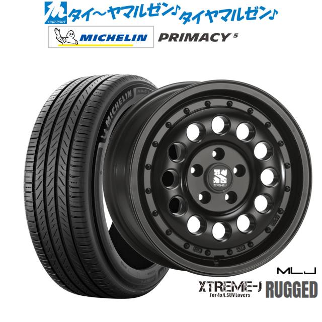 MLJ エクストリーム ラギッド 16インチ 6.5J ミシュラン プライマシー プライマシー5 215/55R16 サマータイヤ ホイール4本セット