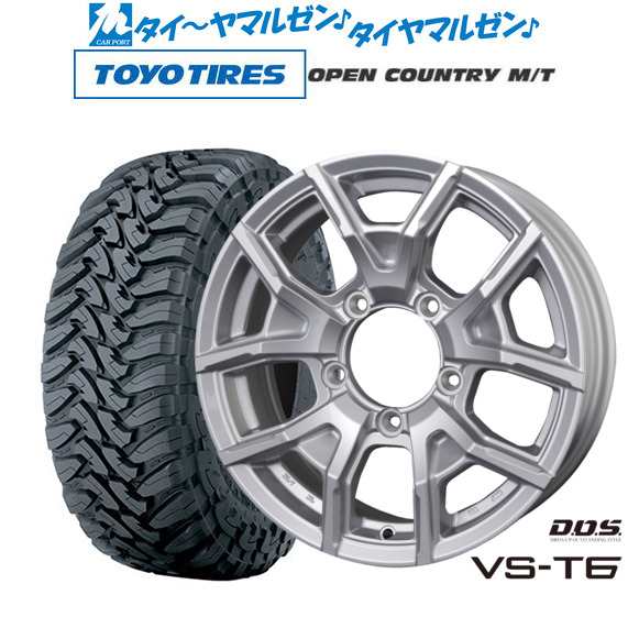 BADX DOS(DOS) VS-T6 16インチ 5.5J トーヨータイヤ オープンカントリー M/T 225/75R16 サマータイヤ ホイール4本セット