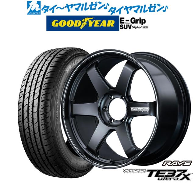 レイズ ボルクレーシング TE37 ウルトラ X 20インチ 8.5J グッドイヤー エフィシエント グリップ SUV HP01 265/55R20 サマータイヤ ホイール4本セット