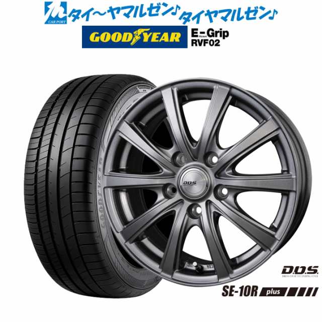 BADX DOS(DOS) SE-10R plus 16インチ 6.5J グッドイヤー エフィシエント グリップ RVF02 195/60R16 サマータイヤ ホイール4本セット