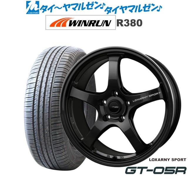 BADX ロクサーニスポーツ GT-05R 17インチ 7.5J WINRUN ウインラン R380 225/60R17 サマータイヤ ホイール4本セット