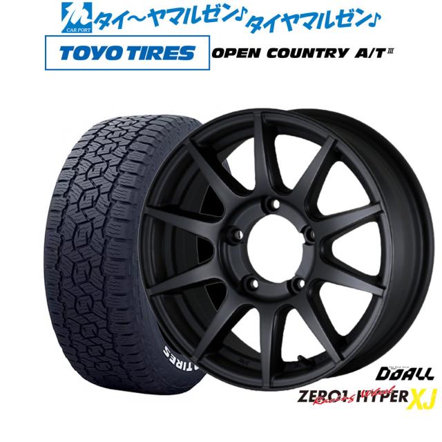 ドゥオール CST ZERO-1 ハイパーXJ 16インチ 6.0J トーヨータイヤ OPEN COUNTRY オープンカントリー AT3(ホワイトレター) 175/80R16 サマータイヤ ホイール4本セット