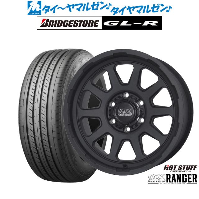 ホットスタッフ マッドクロス レンジャー 16インチ 6.5J ブリヂストン GL-R 215/65R16 サマータイヤ ホイール4本セット