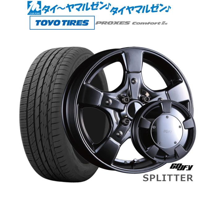 クリムソン グーフィー スプリッター 15インチ 6.0J トーヨータイヤ プロクセス PROXES Comfort 2s (コンフォート 2s) 185/65R15 サマータイヤ ホイール4本セットの通販は