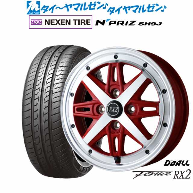 ドゥオール アルジェノン フェニーチェ RX2 14インチ 4.5J NEXEN ネクセン N priz SH9J 165/55R14 サマータイヤ ホイール4本セット