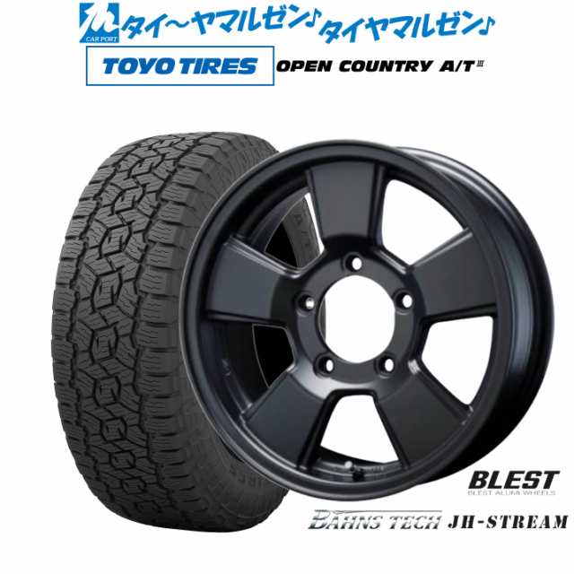 ニューレイトン バーンズテック JH ストリーム 16インチ 5.5J トーヨータイヤ オープンカントリー A/T III (AT3) 215/70R16 サマータイヤ