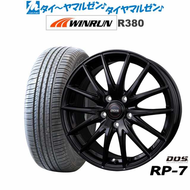 BADX DOS(DOS) RP-7 15インチ 6.0J WINRUN ウインラン R380 205/65R15 サマータイヤ ホイール4本セット