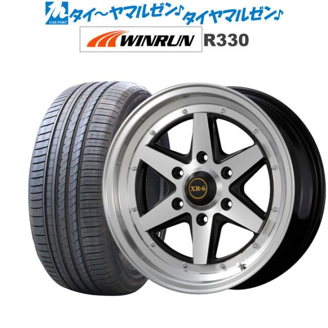 ファブレス ヴァローネ XR-6 (1P) 18インチ 6.5J WINRUN ウインラン R330 215/55R18 サマータイヤ ホイール4本セット