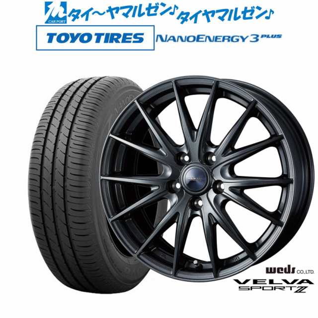 ウェッズ ヴェルヴァ SPORT2 (スポルト2) 17インチ 7.0J トーヨータイヤ NANOENERGY ナノエナジー 3プラス 215/45R17 サマータイヤ ホイ