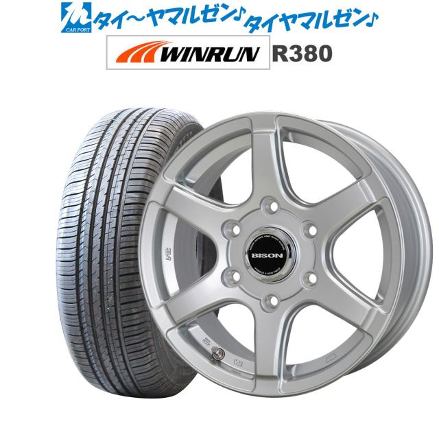ホットスタッフ バイソン BN-04 14インチ 5.0J WINRUN ウインラン R380 165/70R14 サマータイヤ ホイール4本セット