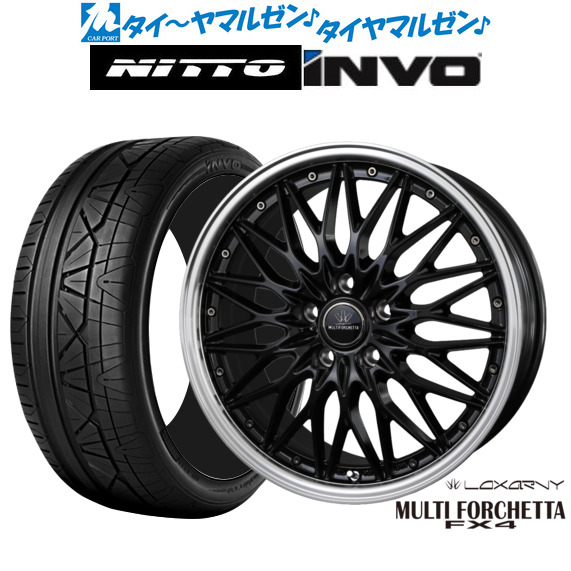 BADX ロクサーニ マルチフォルケッタ FX4 21インチ 9.0J NITTO INVO 245/35R21 サマータイヤ ホイール4本セット 164,400円
