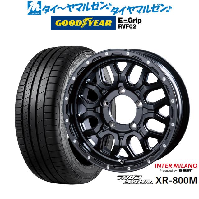 インターミラノ マッドバーン XR-800M 16インチ 5.5J グッドイヤー エフィシエント グリップ RVF02 215/65R16 サマータイヤ ホイール4本セット